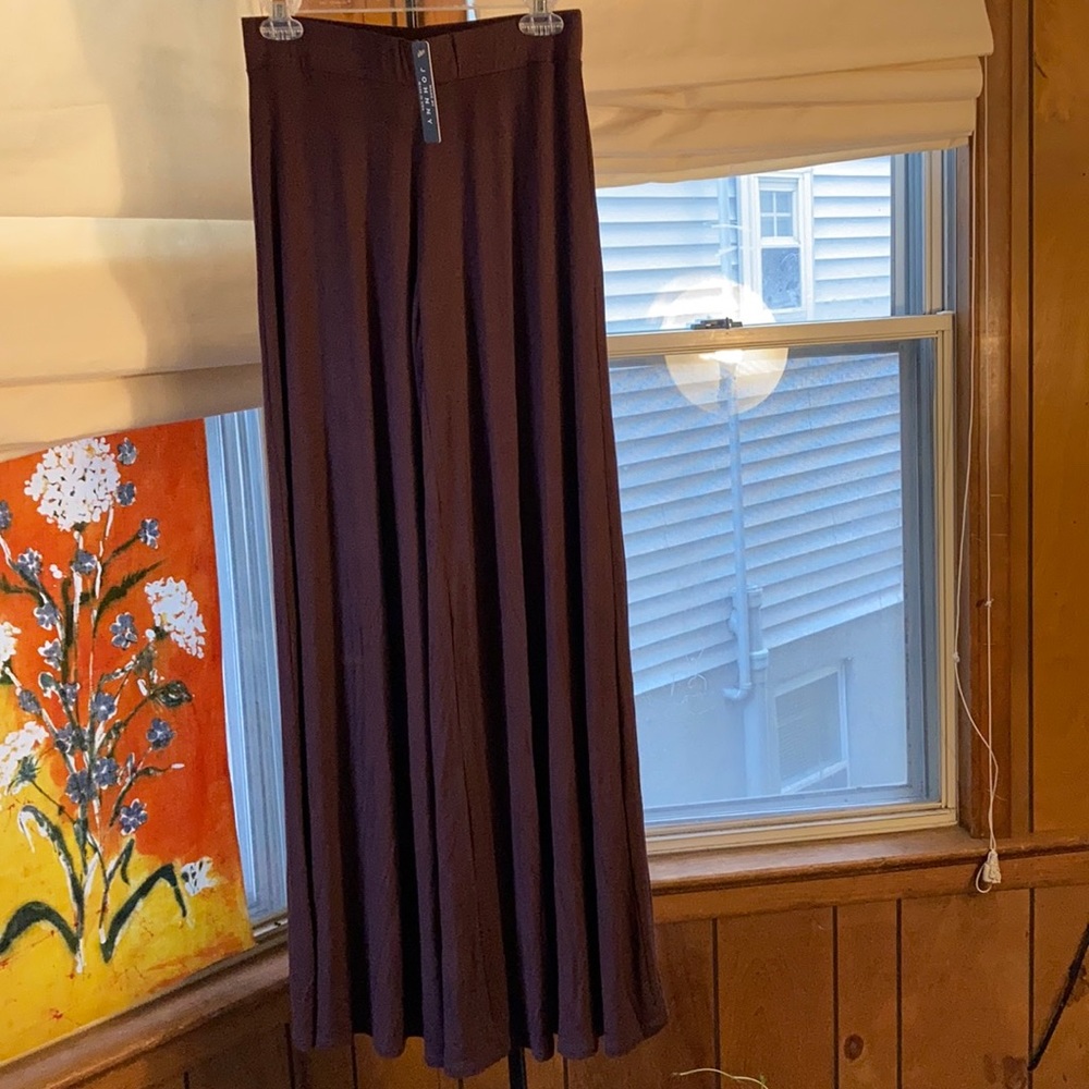 NWT Made by Johnny Palazzo Pants in Brown size:L